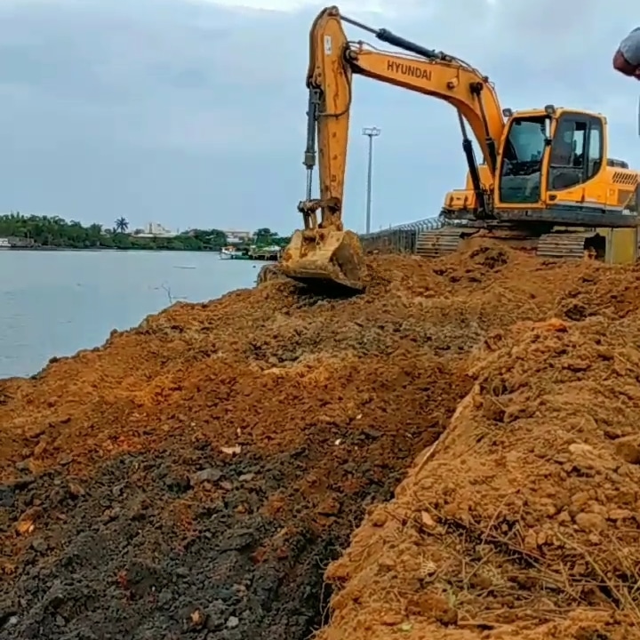 obras em andamento