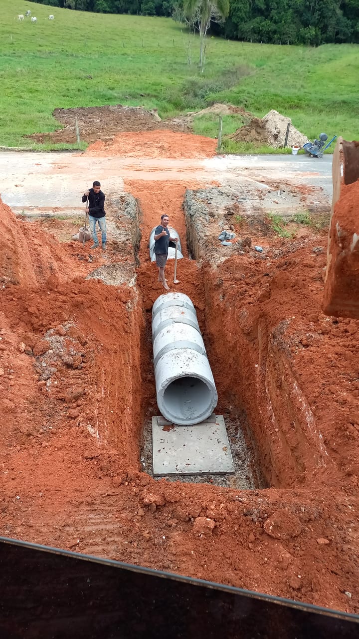 obras de tubulação