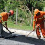 obras de asfaltamento